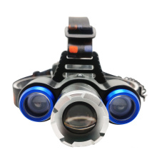 Fishing Hunting T6 and LED Torch USB Rechargeable Headlamp Headlight High Quality Power Style Outdoor Rechargeable Battery 1000